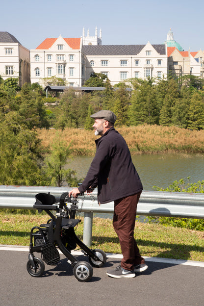 MN8869 Ultra Light Electric Walker Rollator for the elderly Seniors