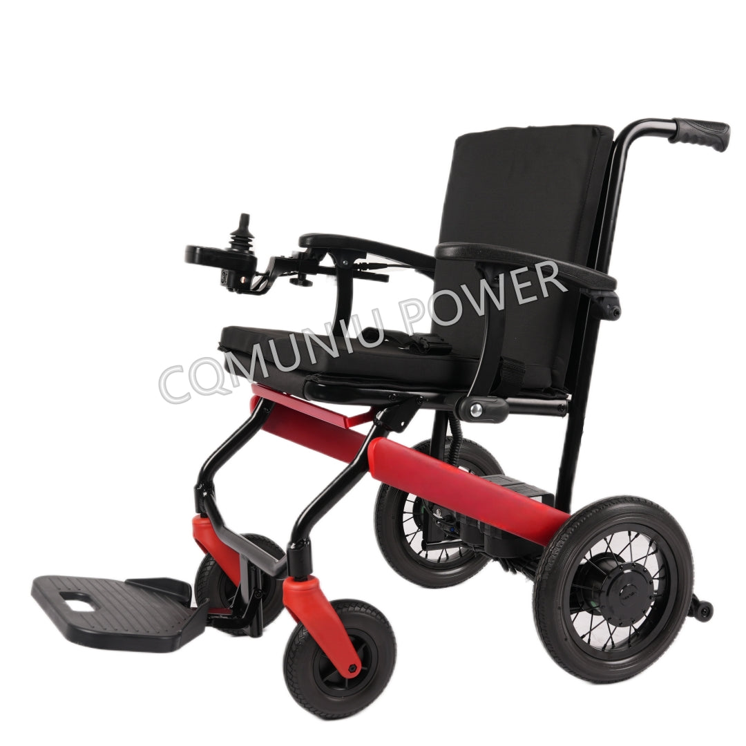 MN-LD3-B Lightweight Carbon Fiber Electric Wheelchair for Adults Compact Folding