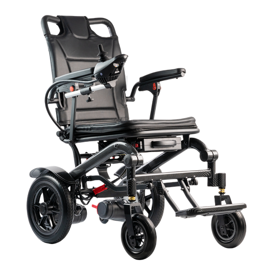 D03 Light Weight Travel Airplne Folding Electric Wheel Chair
