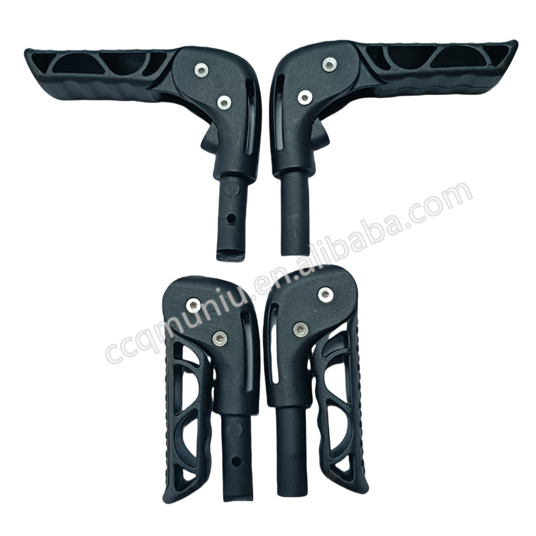 FH21-01 MUNIU Wheelchair Parts Fold Down Wheelchair Push Handle