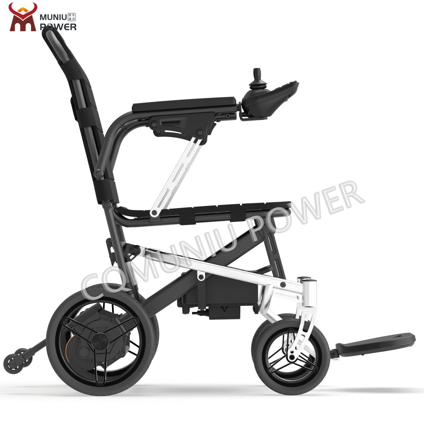 MN04 13KG Lightweight Portable Airline Approval Folding Magnesium Aluminum Electric Wheelchair for Disabled