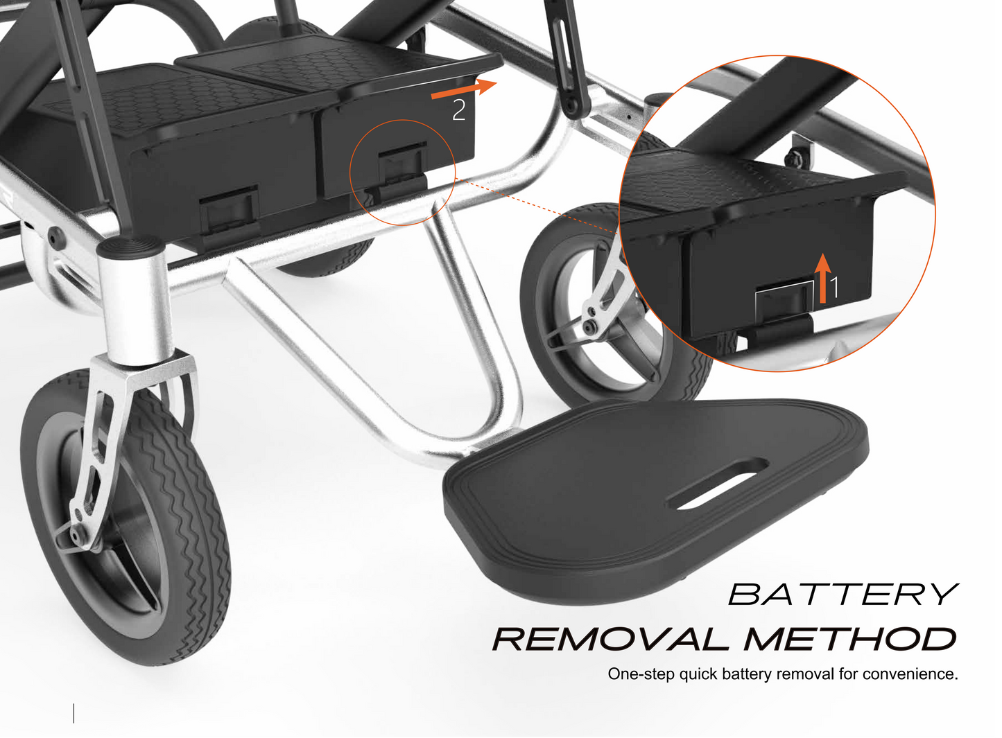 MN04 13KG Lightweight Portable Airline Approval Folding Magnesium Aluminum Electric Wheelchair for Disabled