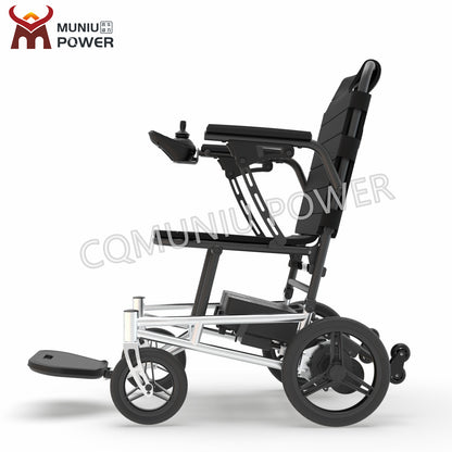 MN12 13KG Portable Ultra Light Foldable Lightweight Electric Mobility Wheelchair Outdoor Home for Air Travel