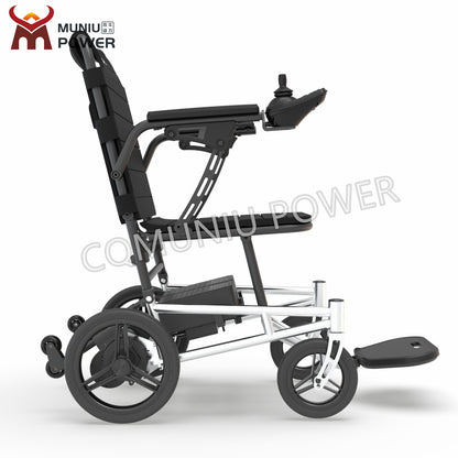MN12 13KG Portable Ultra Light Foldable Lightweight Electric Mobility Wheelchair Outdoor Home for Air Travel