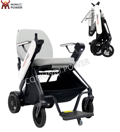 MN-H7 Lightweight Foldable Auto Folding Smart Wheelchair Mobility Scooter