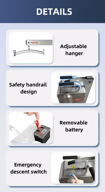 HY303 Aluminum Portable Electric Patient Lift
