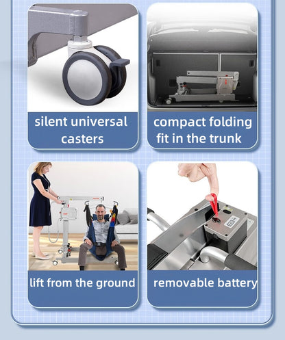 HY303 Aluminum Portable Electric Patient Lift