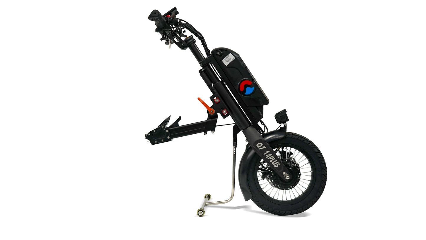 MP-Q7PLUS 36V 450W Off Road Electric Wheelchair Conversion Kit Tractor Trailer Hand Bike for Wheelchair Handcycle Attachment