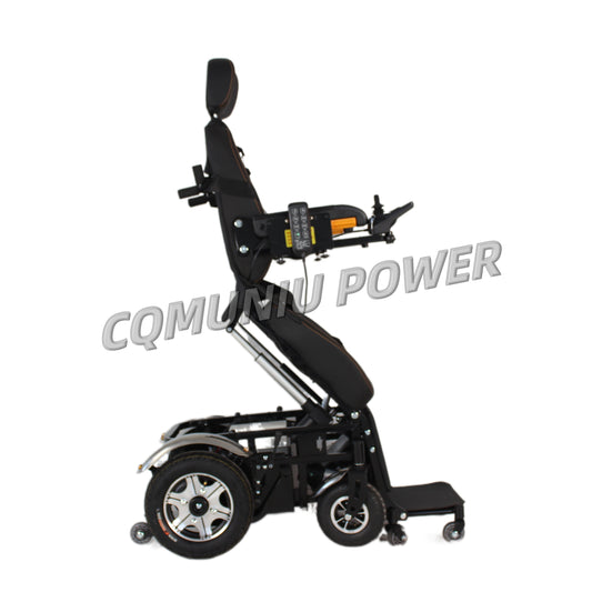 MN-SW3 Sitting and Standing Frame Electric Wheelchair Smart Powered Stand Up Wheel Chair for Disabled