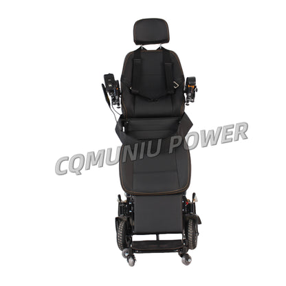 MN-SW3 Sitting and Standing Frame Electric Wheelchair Smart Powered Stand Up Wheel Chair for Disabled