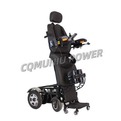 MN-SW3 Sitting and Standing Frame Electric Wheelchair Smart Powered Stand Up Wheel Chair for Disabled