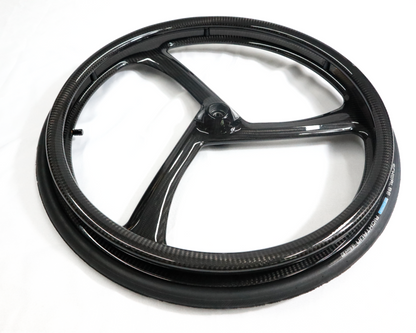 MN20-R7C Wheelchair Parts 24 Inch Carbon Fiber Manual Wheelchair Rear Wheel Tyre