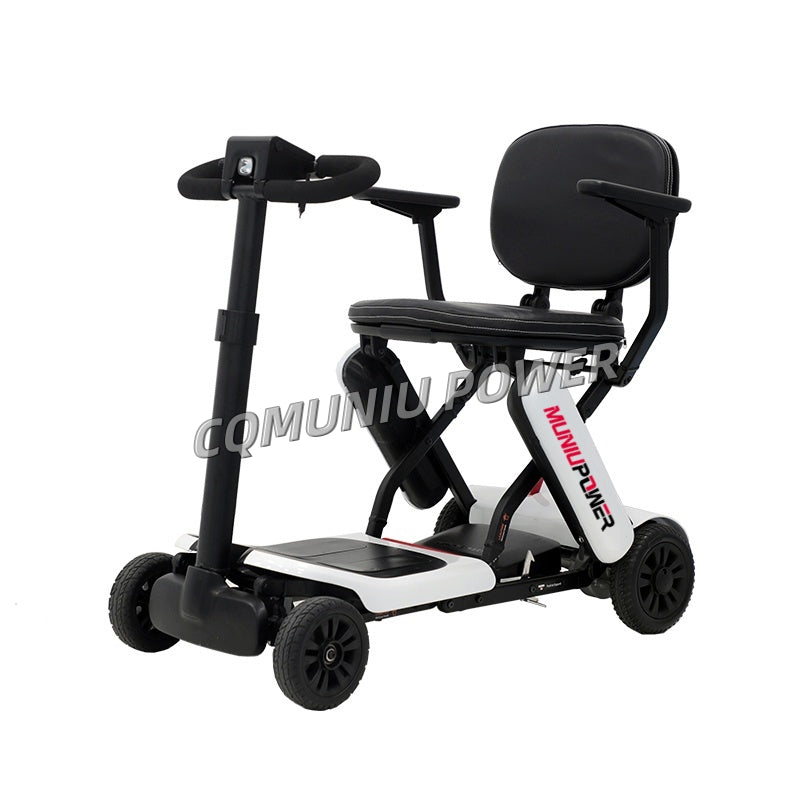 MND1 Travel Light Weight Folding 4 Wheel Electric Mobility Scooter for Elderly