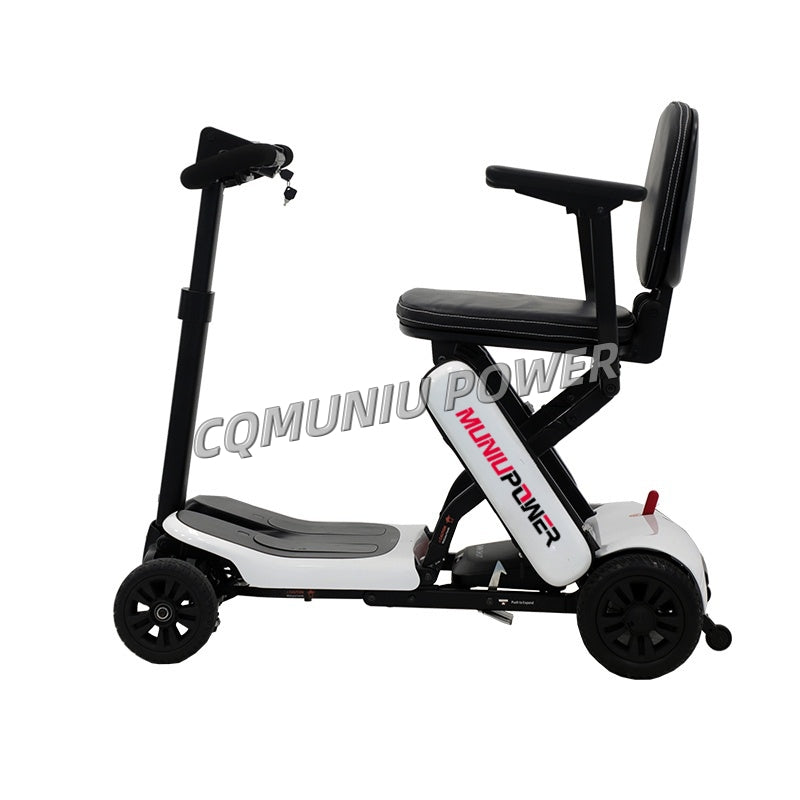 MND1 Travel Light Weight Folding 4 Wheel Electric Mobility Scooter for Elderly