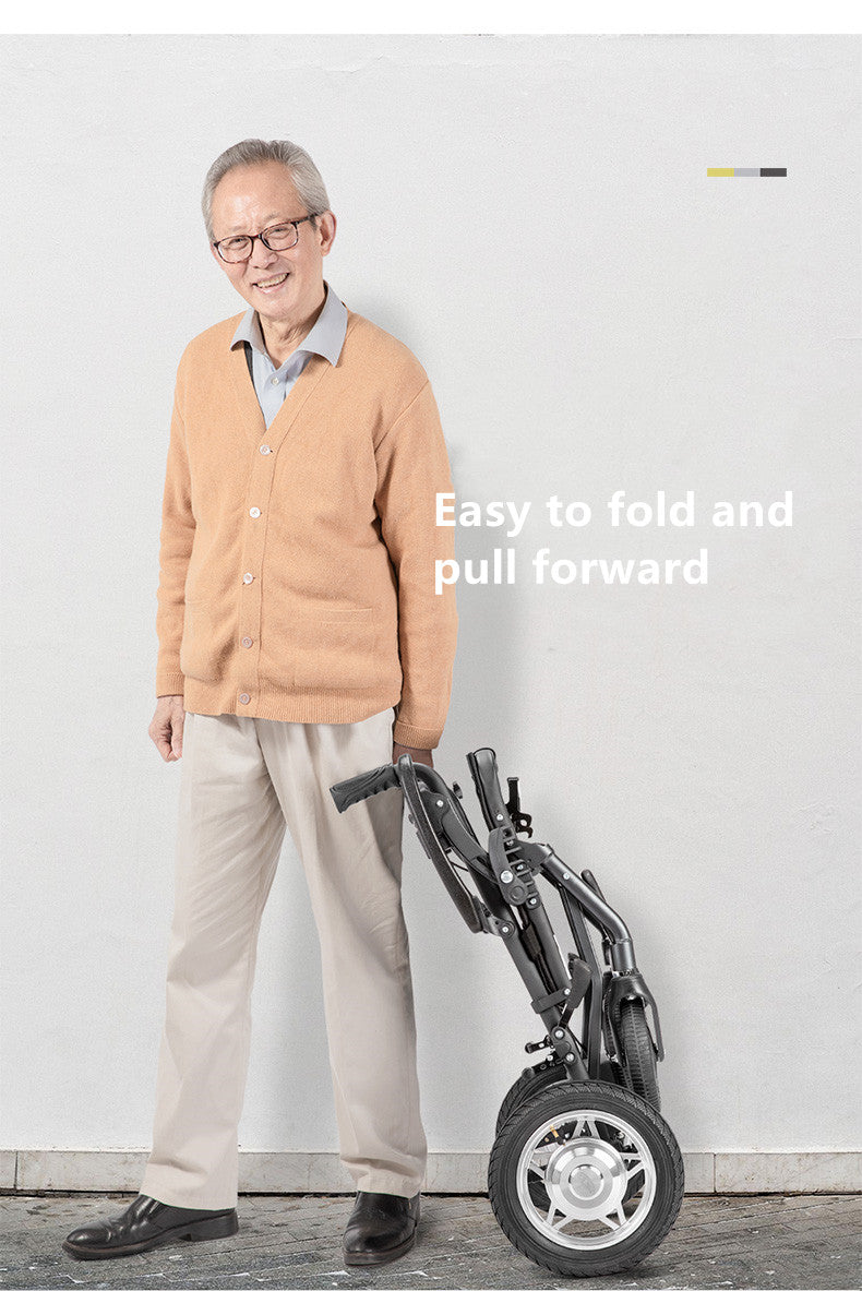 MND2-B Portable Folding Wheel Chair Lightweight Small Electric Wheelchair for the Disabled