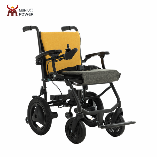 MND2-B Portable Folding Wheel Chair Lightweight Small Electric Wheelchair for the Disabled