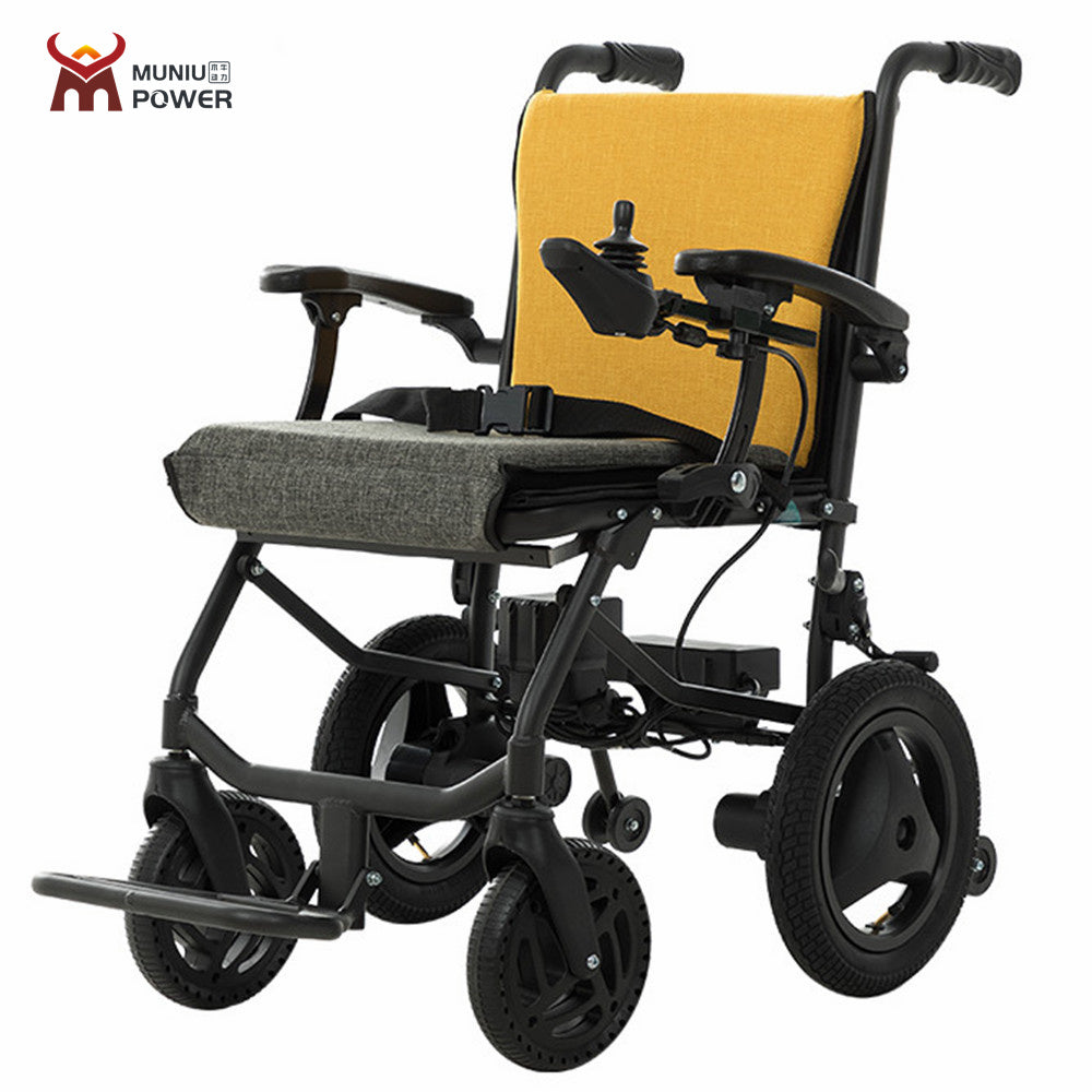 MND2-B Portable Folding Wheel Chair Lightweight Small Electric Wheelchair for the Disabled