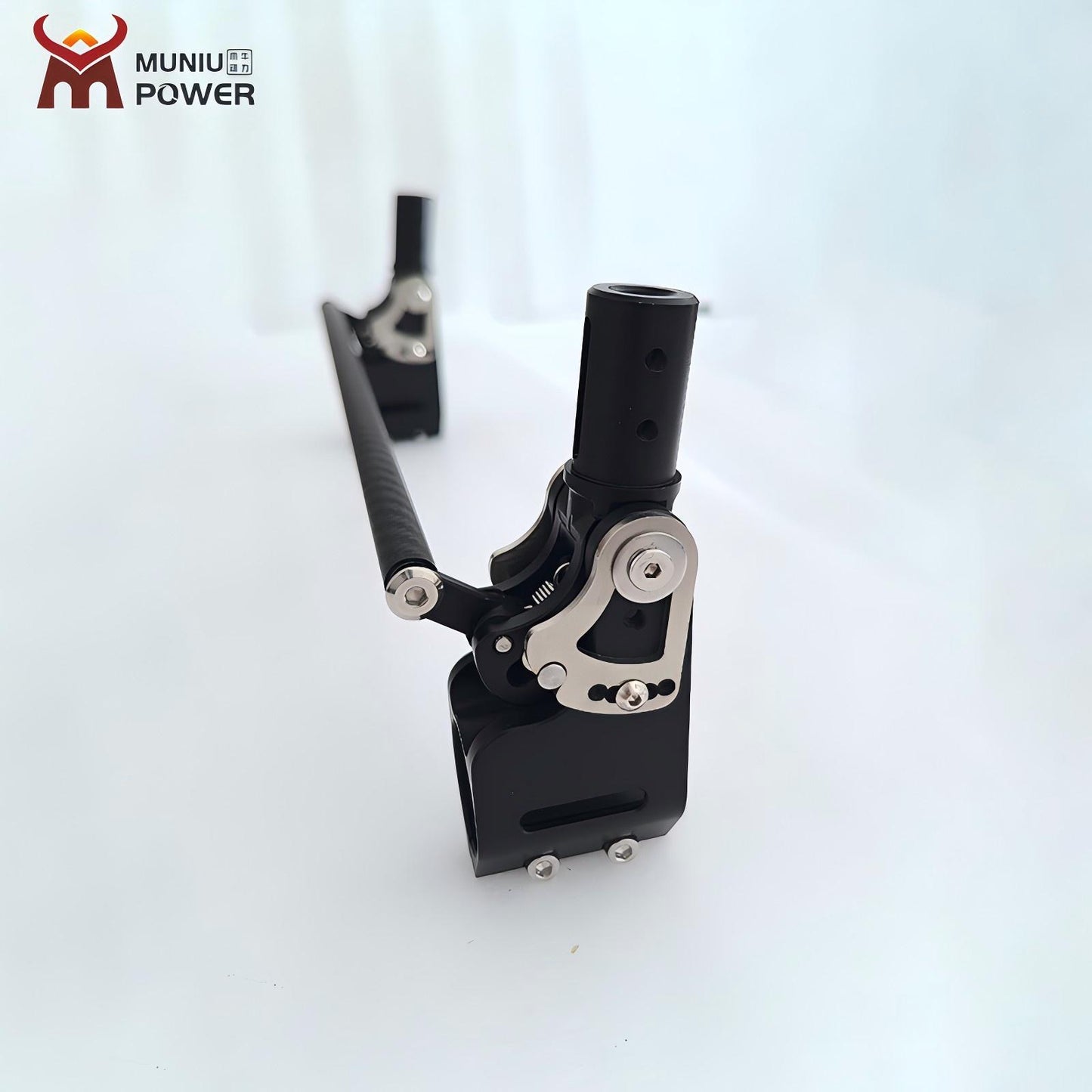 BR-D01 MUNIU Aluminum Alloy Sport Wheelchair Backrest Folding Device Unit