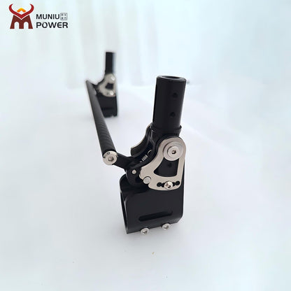 BR-D01 MUNIU Aluminum Alloy Sport Wheelchair Backrest Folding Device Unit