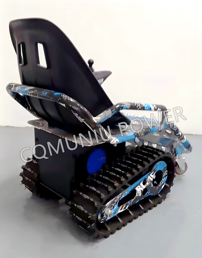 MN-GK01 Mini Electric Tracked Tank Drivable Vehicle Amusement Rides Park Go-Kart All Terrain Go Kart for Kids