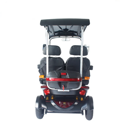MN-L48 1500W 4 Wheel Heavy Duty 2 Seater Electric Mobility Scooters 2 Person All Terrain Scooter with Roof for Adults