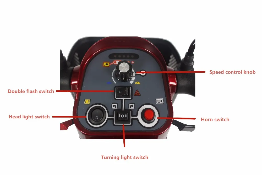 MN-L48 1500W 4 Wheel Heavy Duty 2 Seater Electric Mobility Scooters 2 Person All Terrain Scooter with Roof for Adults