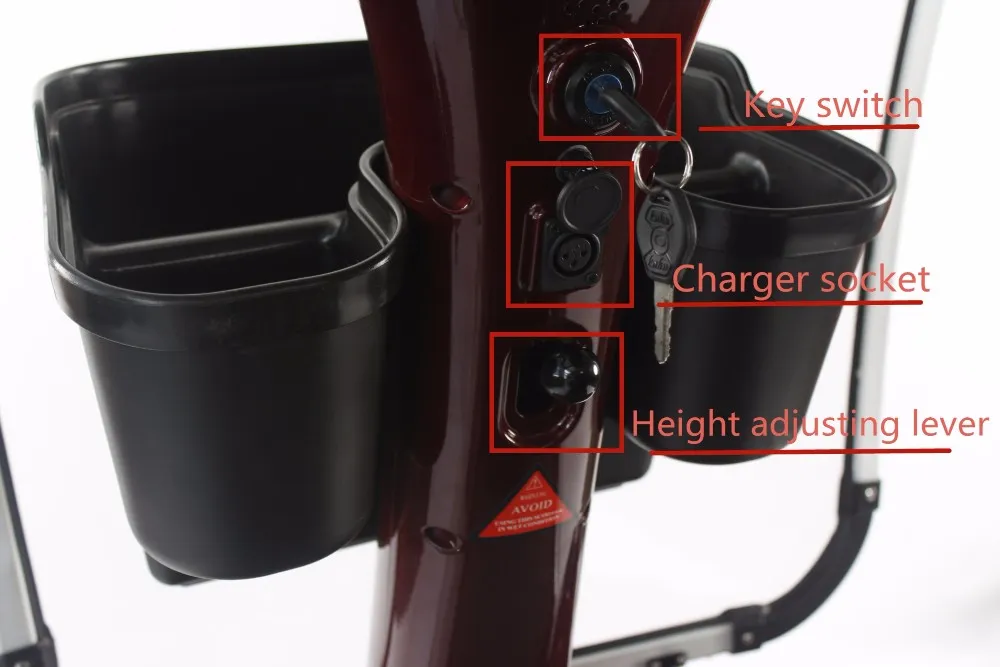 MN-L48 1500W 4 Wheel Heavy Duty 2 Seater Electric Mobility Scooters 2 Person All Terrain Scooter with Roof for Adults