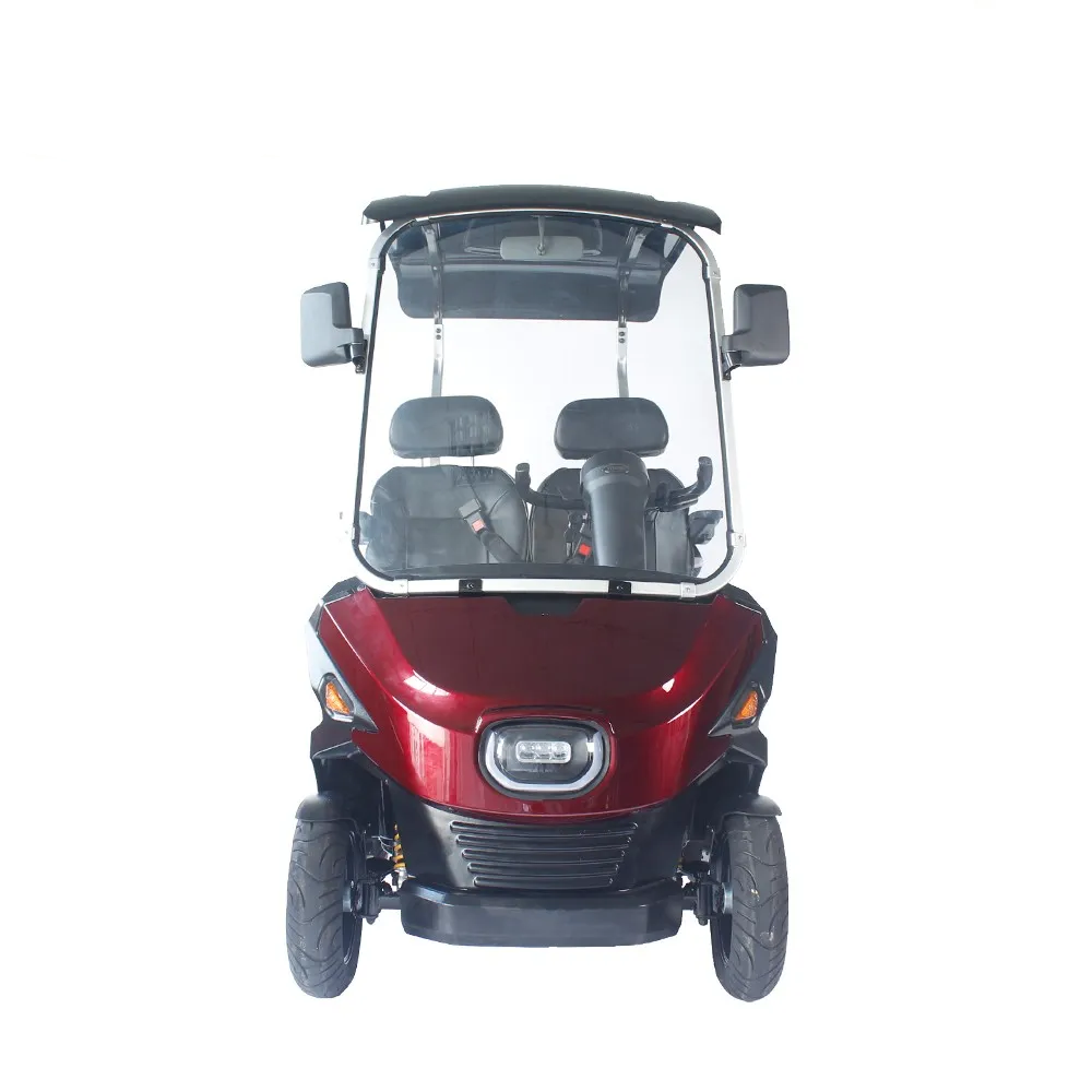 MN-L48 1500W 4 Wheel Heavy Duty 2 Seater Electric Mobility Scooters 2 Person All Terrain Scooter with Roof for Adults