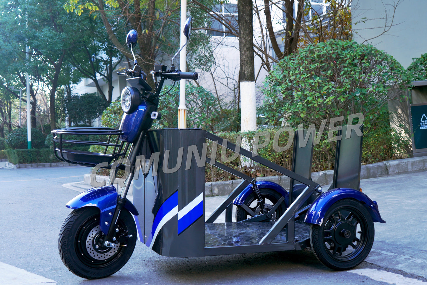MN-WS01 800W Electric Tricycle with Wheelchair Platform