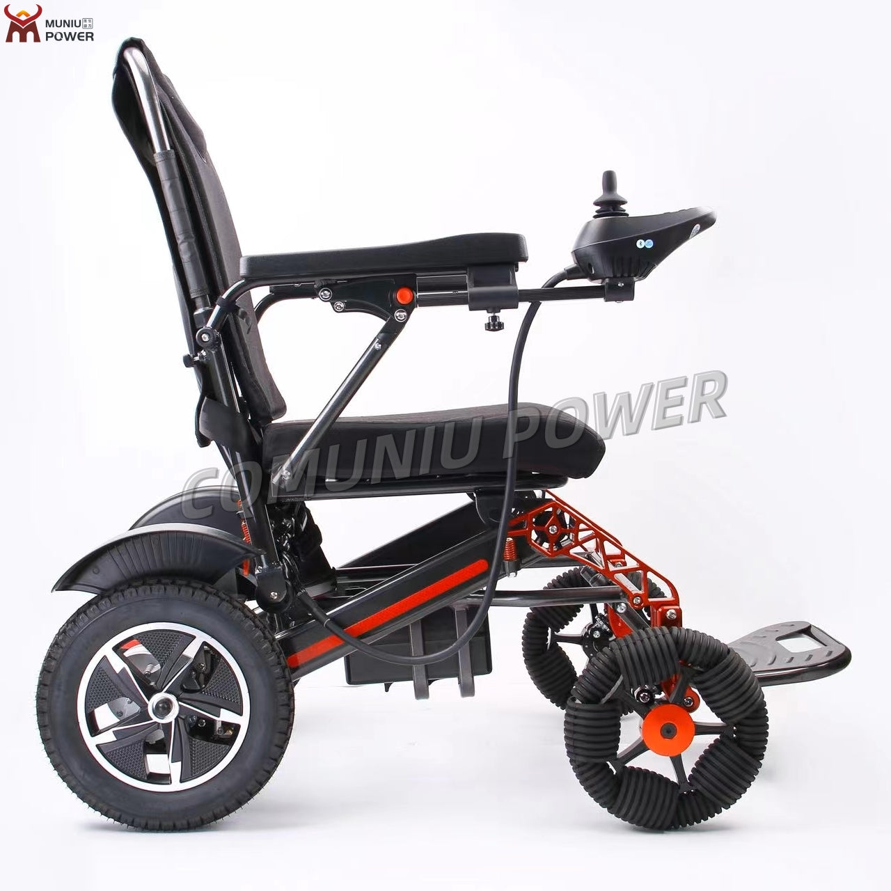 MN07S-P  All Terrain High Premium 250W Universal Foldable Electric Wheelchair