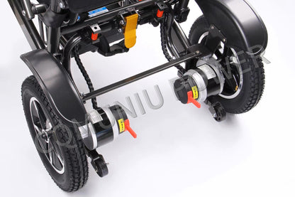 MN07S All Terrain High Premium 250W Folding Aluminum Electric Wheelchair