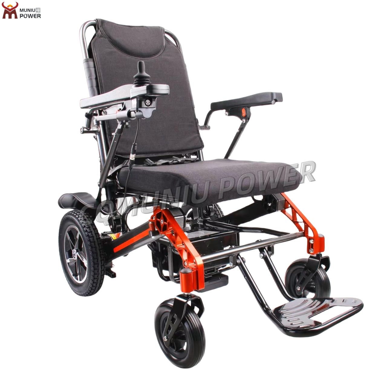 MN07S All Terrain High Premium 250W Folding Aluminum Electric Wheelchair