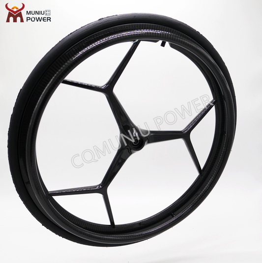 MN20-R8C 24 Inch Full Carbon Fiber Wheelchair Wheels