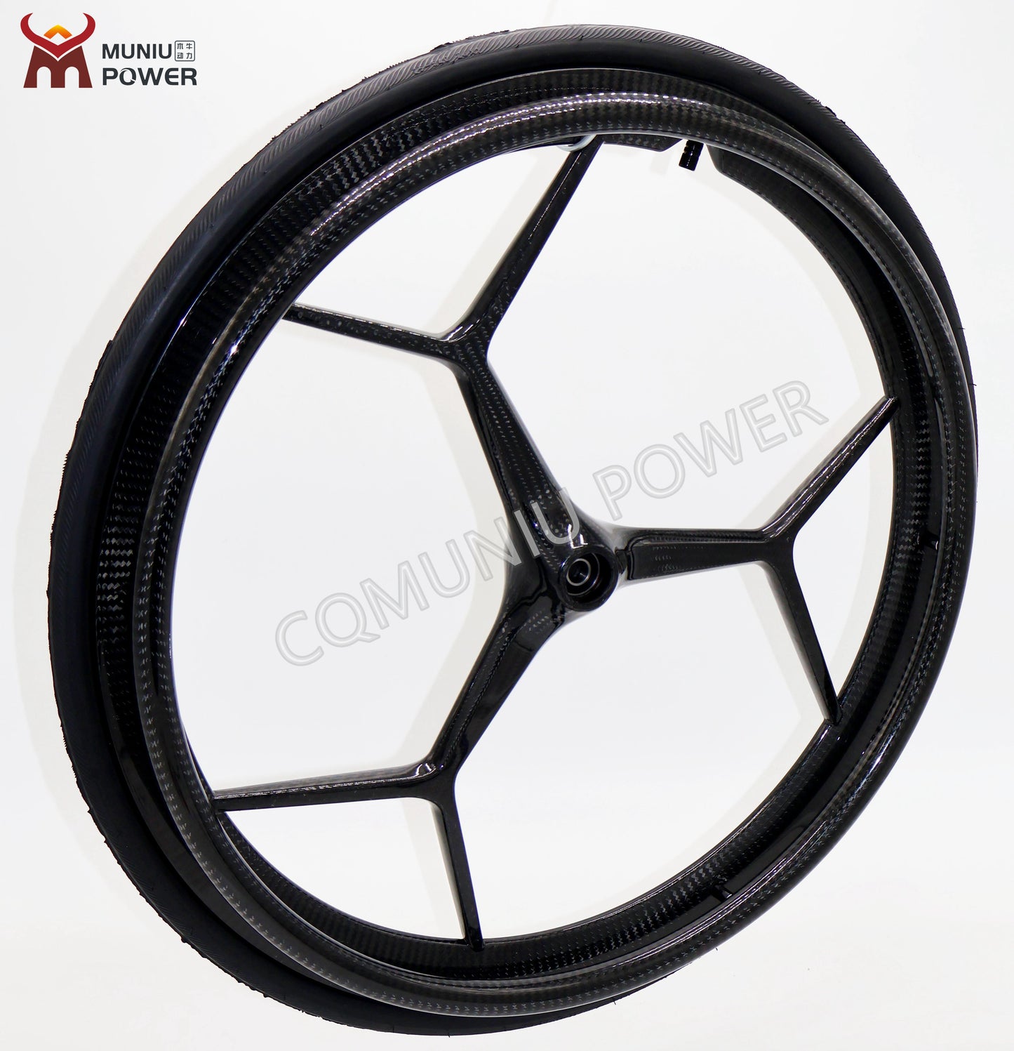 MN20-R8C 24 Inch Full Carbon Fiber Wheelchair Wheels