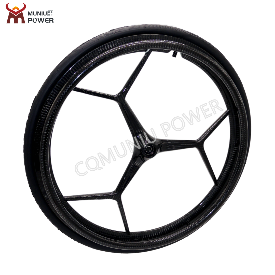 MN20-R8C 24 Inch Full Carbon Fiber Wheelchair Wheels