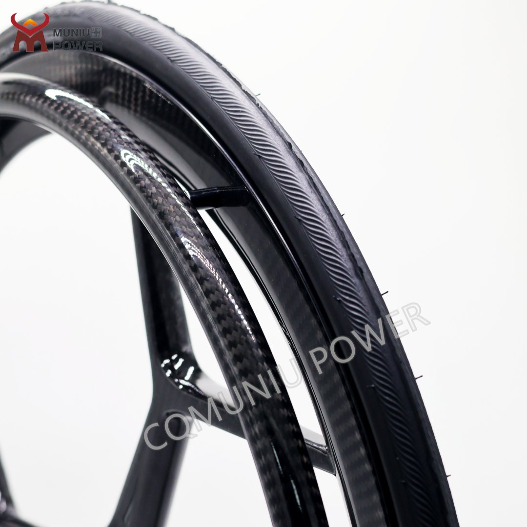 MN20-R8C 24 Inch Full Carbon Fiber Wheelchair Wheels