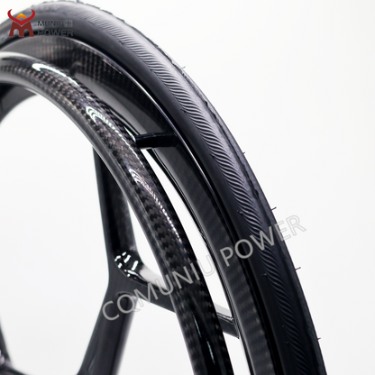 MN20-R8C 24 Inch Full Carbon Fiber Wheelchair Wheels