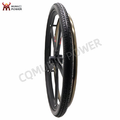 MN20-R9M 24inch Magnesium Alloy Rear Wheel for Electric Wheelchair