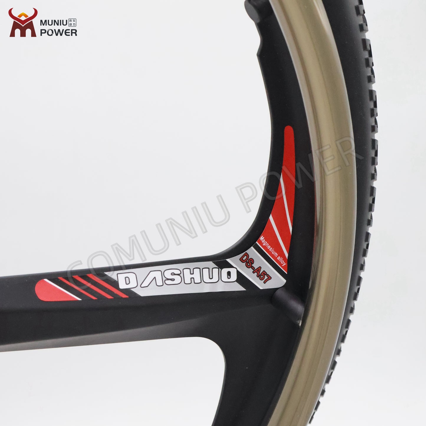 MN20-R9M 24inch Magnesium Alloy Rear Wheel for Electric Wheelchair