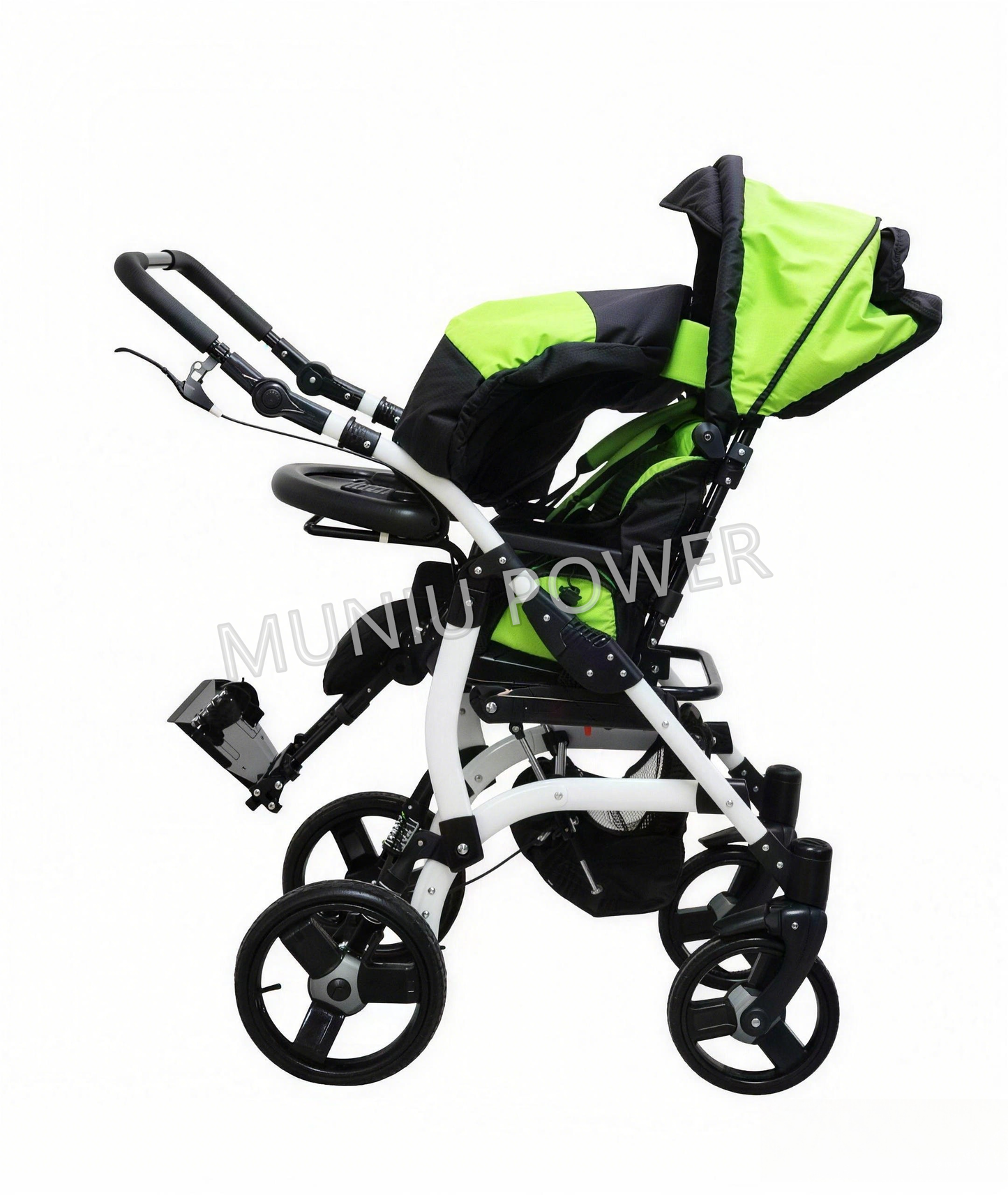 MNCP201 Tilt-in-space Pediatric Stroller Cerebral Palsy Rehabilitation Stroller Adjustable Children Pediatric CP Wheelchair