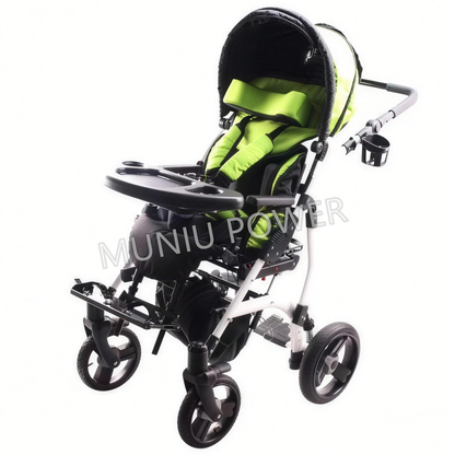 MNCP201 Tilt-in-space Pediatric Stroller Cerebral Palsy Rehabilitation Stroller Adjustable Children Pediatric CP Wheelchair