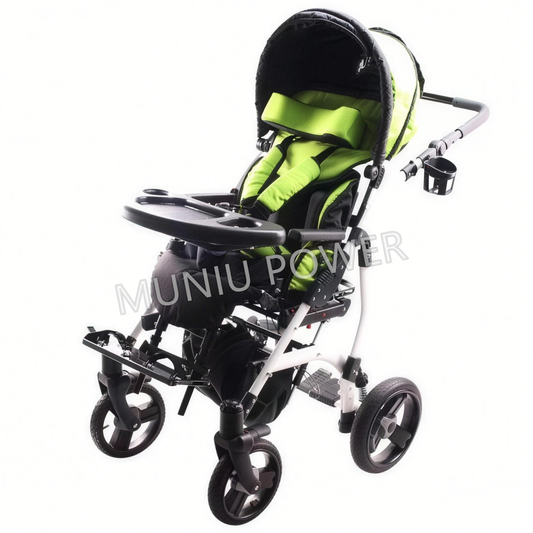 MNCP201 Tilt-in-space Pediatric Stroller Cerebral Palsy Rehabilitation Stroller Adjustable Children Pediatric CP Wheelchair