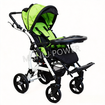MNCP201 Tilt-in-space Pediatric Stroller Cerebral Palsy Rehabilitation Stroller Adjustable Children Pediatric CP Wheelchair