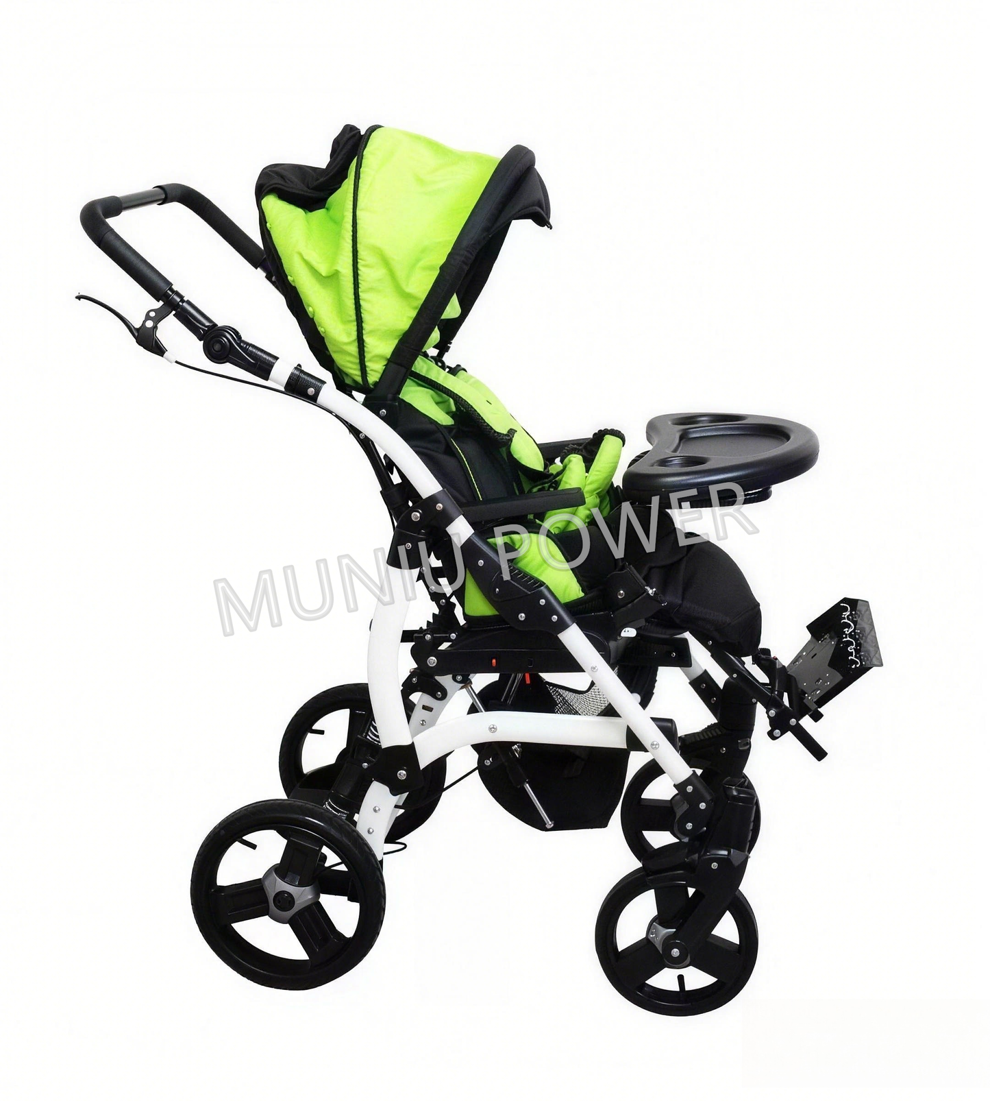 MNCP201 Tilt-in-space Pediatric Stroller Cerebral Palsy Rehabilitation Stroller Adjustable Children Pediatric CP Wheelchair