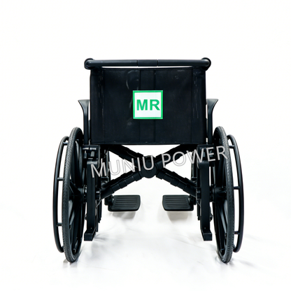 MN-L08 MUNIU MRI Compatible Non-magnetic MRI Wheelchair Foldable All Plastic Waterproof Manual Wheel Chair Hospital Medical Use