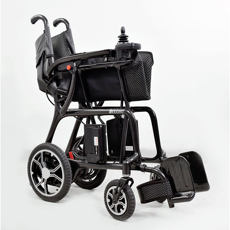 MN5909 Lightweight Foldable Carbon Fiber High Quality Electric Wheelchair For Disabled Motorized Wheelchair