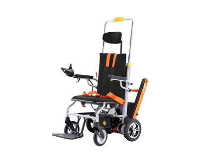 PL001 Rehabilitation Therapy Supplies Handicapped High Quality Hydraulic Track Electric Wheelchair Climber Stair Climbing Wheelchair