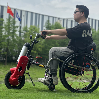 MP-Q1 36V 400W Handbike Electric Wheelchair Attachment Power Smart Drive Conversion Kit Handcycle for Disabled