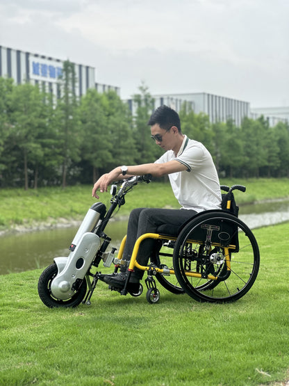 MP-Q1 36V 400W Handbike Electric Wheelchair Attachment Power Smart Drive Conversion Kit Handcycle for Disabled