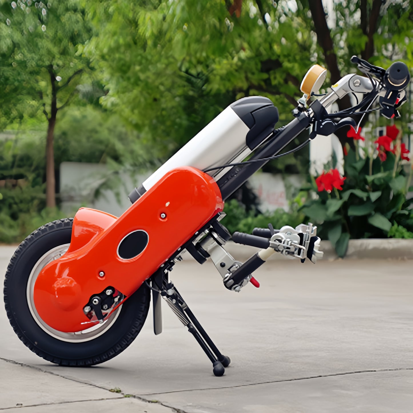 MP-Q1 400W Electric Handcycle Wheelchair Attachment Wheelchair Handbike Conversion Kit